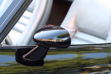 Side Mirror on Beautiful Classic Car