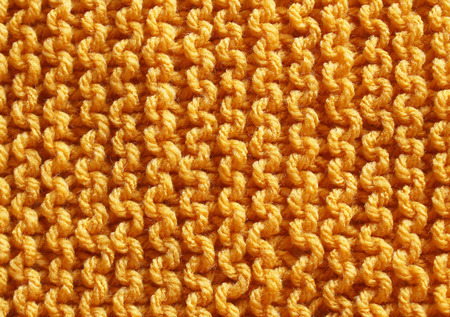 Knitted Garter Stitch Swatchの写真素材