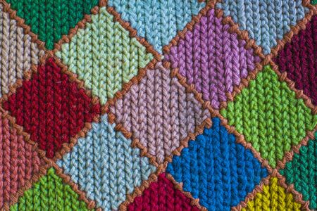 Handmade carpet made by Brazilian artisan