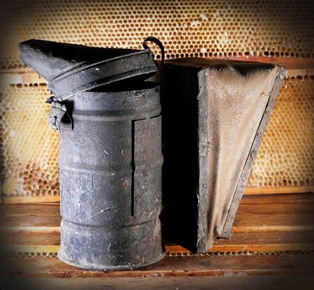 vintage smoker for beekeeper