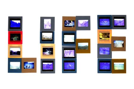 life in slidesの写真素材