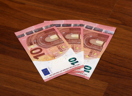 new ten 10 euro banknote greenback paper money
