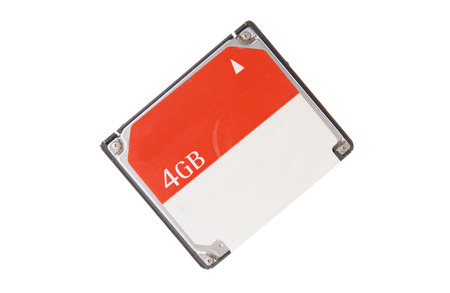 microsf  memory for camera computer compact flash isolatedの写真素材