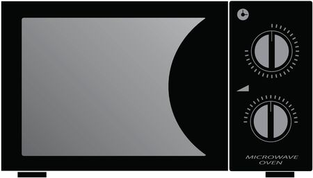 Microwave oven mechanic vector illustration isolated on whiteのイラスト素材
