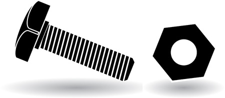 Screw vector illustrationのイラスト素材