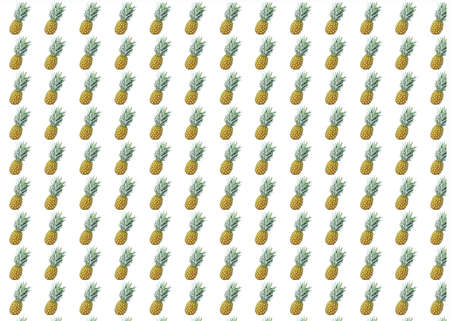 Colorful and juicy mouth-watering pineapple fruit.