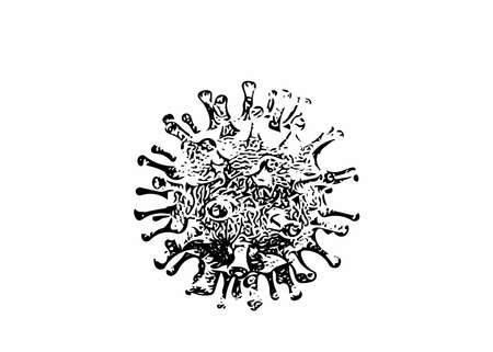 Images of abstract corona virus.の写真素材
