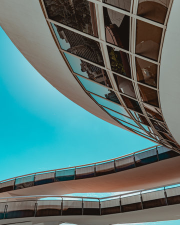 NiterÃ³i, Rio de Janeiro, Brazil - CIRCA 2021: The Museum of Contemporary Art in NiterÃ³i was designed by Oscar Niemeyer. Voted one of the 10 most influential works of architecture in the last 50 yearsのeditorial素材