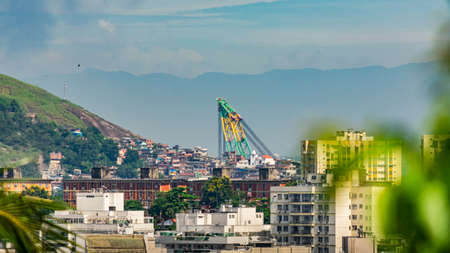 Rio de Janeiro, Brazil - CIRCA 2021: Photograph of a daytime outdoor urban landscape with buildings in a city in Brazilのeditorial素材