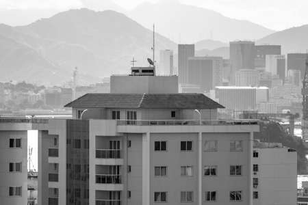 Rio de Janeiro, Brazil - CIRCA 2021: Photograph of a daytime outdoor urban landscape with buildings in a city in Brazilのeditorial素材