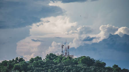 Rio de Janeiro, Brazil - CIRCA 2021: Photograph of a daytime outdoor urban landscape with buildings in a city in Brazilのeditorial素材