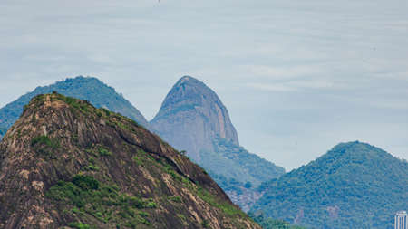 Rio de Janeiro, Brazil - CIRCA 2021: Photograph of a daytime outdoor urban landscape with buildings in a city in Brazilのeditorial素材