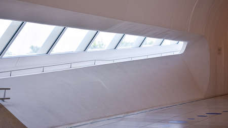 Rio de Janeiro, Brazil - CIRCA 2021: Inner part of the Museum of Tomorrow, in PraÃ§a MauÃ¡, in...