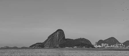 Rio de Janeiro, Brazil - CIRCA 2021: Photo of Sugarloaf Mountain, Sugarloaf Mountain, with Guanabara Bay during the dayのeditorial素材