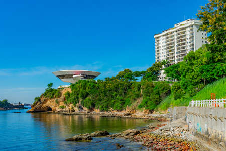 The Museum of Contemporary Art is a project by Brazilian architect Oscar Niemeyer, in NiterÃ³i -...
