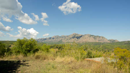 Photograph of the Montserrat Massif, Catalunya, Spainの写真素材