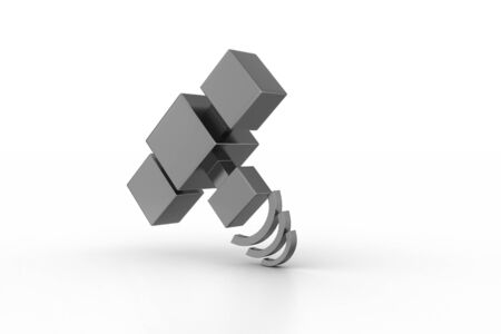 satellite iconの写真素材