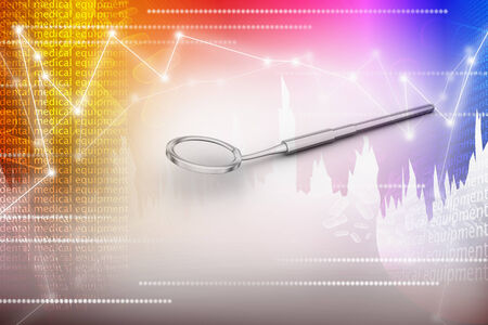 dental mirrorの写真素材