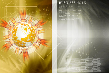 Digital illustration of an eye scan as concept for secure digital identityの写真素材