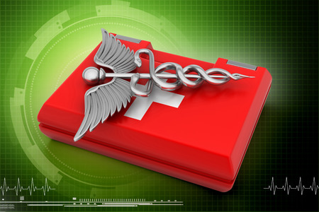 First aid boxの写真素材