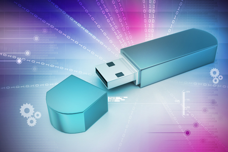 USB flash memoryの写真素材