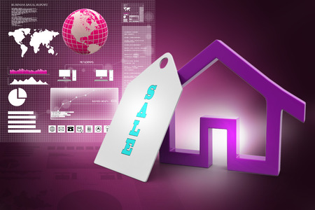 Home For Saleの写真素材