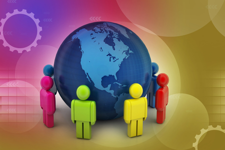 Global networking conceptの写真素材