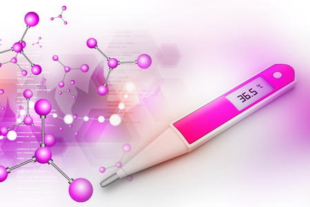 electronic thermometerの写真素材