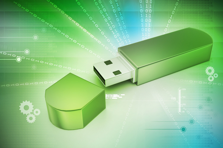 USB flash memoryの写真素材