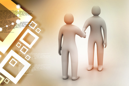 3d people - men, person talkingの写真素材