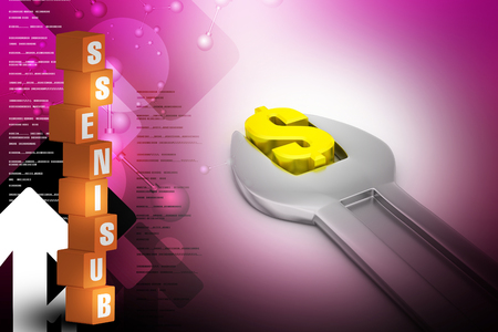 Dollar and wrenchの写真素材