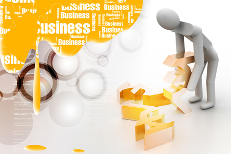 Rupee picked  by manの写真素材