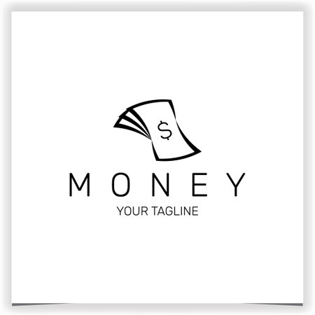 money logo premium elegant template vector eps 10のイラスト素材