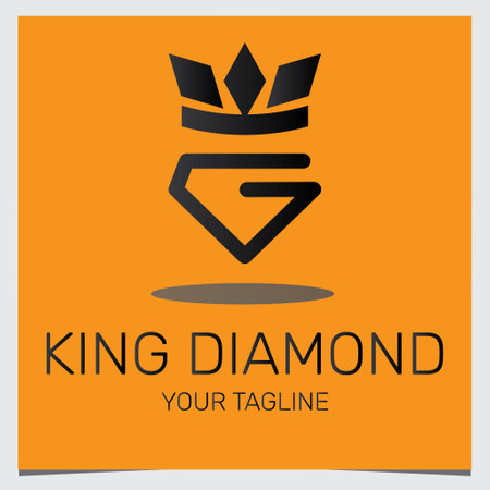 letter g king logo premium elegant template vector eps 10のイラスト素材