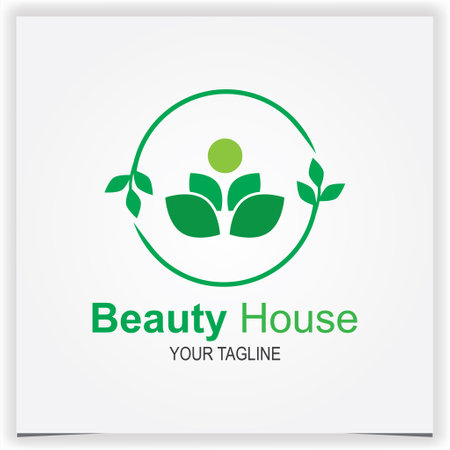nature lotus spa logo premium elegant template vector eps 10のイラスト素材