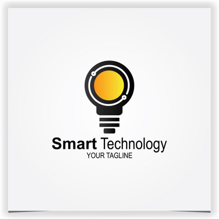 Vector smart technology logo premium elegant template vector eps 10のイラスト素材
