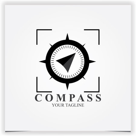 modern compass logo premium elegant template vector eps 10のイラスト素材