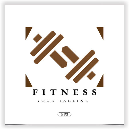 gym fitness modern logo premium elegant template vector eps 10のイラスト素材