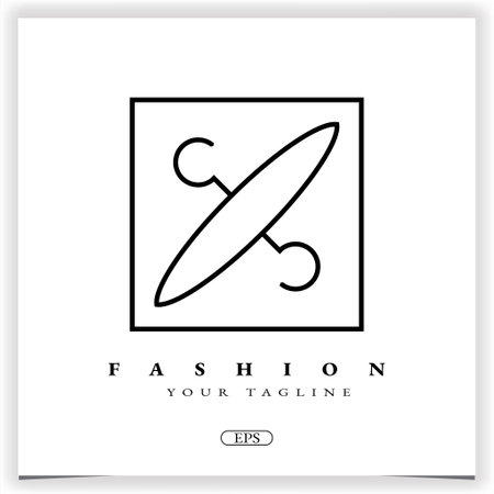 fashion store logo premium elegant template vector eps 10のイラスト素材