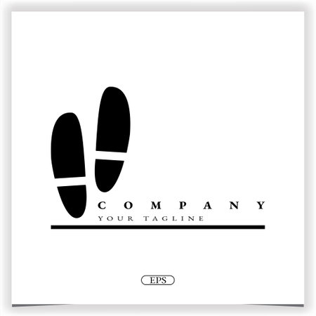 retail shoes logo premium elegant template vector eps 10のイラスト素材