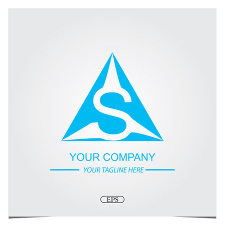 letter as sa triangle logo premium elegant template vector eps 10のイラスト素材