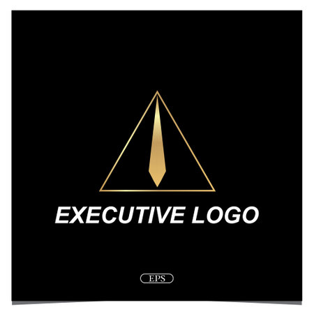 Luxury gold executive logo elegant premium template vector eps 10のイラスト素材