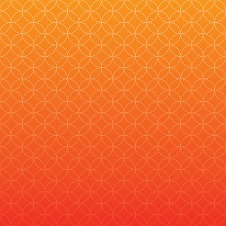 orange gradient background with floral and circle motifs premium and modern suitable for social mediaのイラスト素材