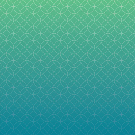 Seamless geometric pattern. Vector illustration. Green and blue colors.のイラスト素材