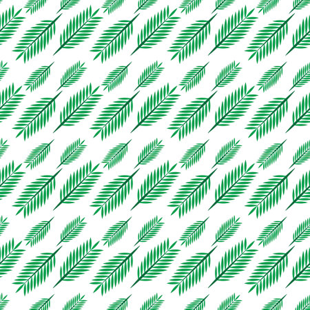 palm leaves floral seamless pettern background designのイラスト素材