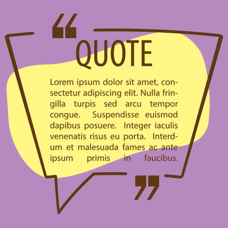 Quote frames templates quote text bubbles speech bubble vector illustrationのイラスト素材