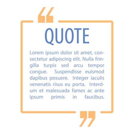 Quote frames templates quote text bubbles speech bubble vector illustrationのイラスト素材