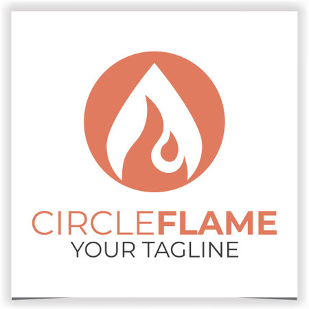 Vector Abstract flame logo design templateのイラスト素材