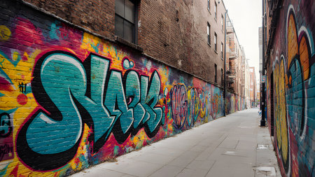 Street art in Stockholm.の素材