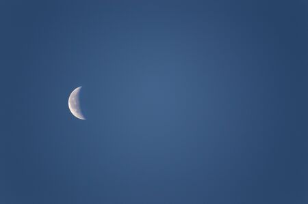 Moon in the skyの写真素材